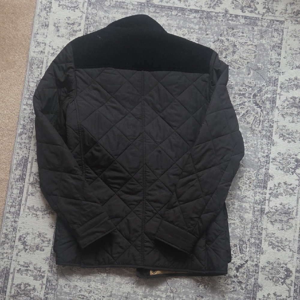 J. Crew Black Quilted Military Jacket - Picture 3 of 4
